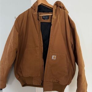 Carhartt Men's Brown Hooded Jacket